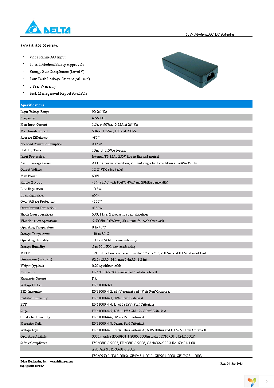 MDS-060AAS12 BA Page 1